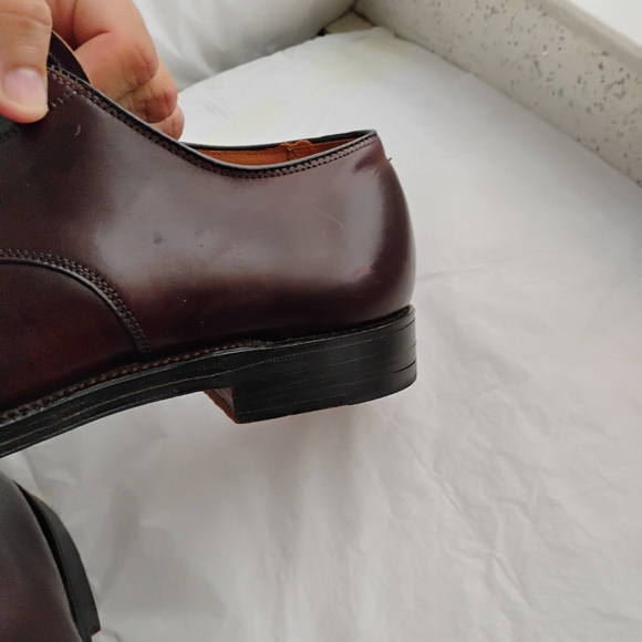 Brooks Brothers x Alden shell cordovan men\'s cap toe size 12D main image 10